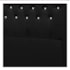 Cabeceira King Brescia P04 195 cm Suede Preto TCA 944 - Amarena Móveis