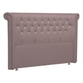 Cabeceira King Brescia P04 195 cm Suede Rosê TCA 949 - Amarena Móveis