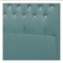 Cabeceira King Brescia P04 195 cm Suede Turquesa TCA 946 - Amarena Móveis