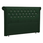 Cabeceira King Brescia P04 195 cm Suede Verde TCA 947 - Amarena Móveis