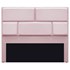 Cabeceira King Brick P02 195 cm para cama Box Corano Rosa bebê - Amarena Móveis