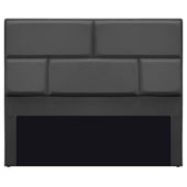 Cabeceira King Brick P02 195 cm para cama Box Linho Cinza Escuro - Amarena Móveis