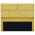 Cabeceira King Brick P02 195 cm para cama Box Suede Amarelo - Amarena Móveis