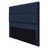 Cabeceira King Brick P02 195 cm para cama Box Suede Azul Marinho - Amarena Móveis