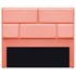 Cabeceira King Brick P02 195 cm para cama Box Suede Coral - Amarena Móveis