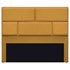 Cabeceira King Brick P02 195 cm para cama Box Suede Mostarda - Amarena Móveis