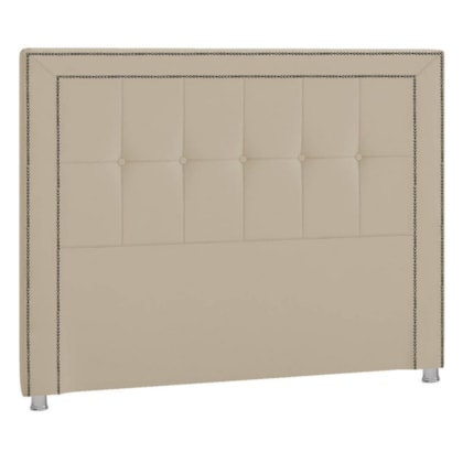 Cabeceira King Catania P04 195 cm Suede Bege TCA 941 - Amarena Móveis