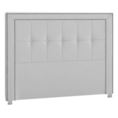 Cabeceira King Catania P04 195 cm Suede Cinza TCA 940 - Amarena Móveis