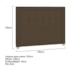Cabeceira King Catania P04 195 cm Suede Marrom TCA 942 - Amarena Móveis