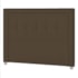 Cabeceira King Catania P04 195 cm Suede Marrom TCA 942 - Amarena Móveis