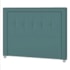 Cabeceira King Catania P04 195 cm Suede Turquesa TCA 946 - Amarena Móveis