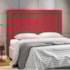 Cabeceira King Catania P04 195 cm Suede  Vermelho TCA 53 - Amarena Móveis