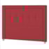 Cabeceira King Catania P04 195 cm Suede  Vermelho TCA 53 - Amarena Móveis