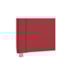 Cabeceira King Catania P04 195 cm Suede  Vermelho TCA 53 - Amarena Móveis