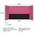 Cabeceira King Everest P02 195 cm para cama Box Corano Pink - Amarena Móveis