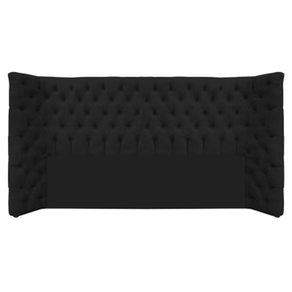 Cabeceira King Everest P02 195 cm para cama Box Corano Preto - Amarena Móveis