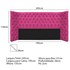 Cabeceira King Everest P02 195 cm para cama Box Suede Pink - Amarena Móveis