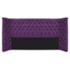 Cabeceira King Everest P02 195 cm para cama Box Suede Roxo - Amarena Móveis