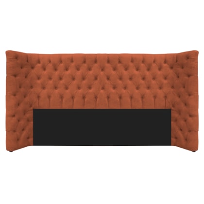 Cabeceira King Everest P02 195 cm para cama Box Suede Terracota - Amarena Móveis