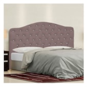 Cabeceira King Florence P04 195 cm Suede Rosê TCA 949 - Amarena Móveis