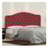 Cabeceira King Florence P04 195 cm Suede  Vermelho TCA 53 - Amarena Móveis