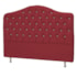 Cabeceira King Florence P04 195 cm Suede  Vermelho TCA 53 - Amarena Móveis