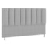 Cabeceira King Hannover P04 195 cm Suede Cinza TCA 940 - Amarena Móveis