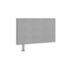 Cabeceira King Hannover P04 195 cm Suede Cinza TCA 940 - Amarena Móveis