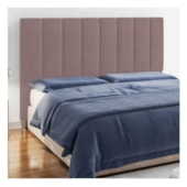 Cabeceira King Hannover P04 195 cm Suede Rosê TCA 949 - Amarena Móveis