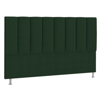 Cabeceira King Hannover P04 195 cm Suede Verde TCA 947 - Amarena Móveis