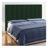 Cabeceira King Hannover P04 195 cm Suede Verde TCA 947 - Amarena Móveis