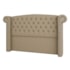 Cabeceira King  Lyon P04 195 cm Suede Bege TCA 941 - Amarena Móveis