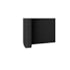 Cabeceira King  Lyon P04 195 cm Suede Preto TCA 944 - Amarena Móveis