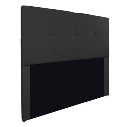Cabeceira King Marseille P02 195 cm Corano Preto - Amarena Móveis