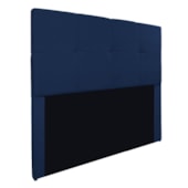 Cabeceira King Marseille P02 195 cm Suede Azul Marinho - Amarena Móveis