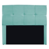 Cabeceira King Marseille P02 195 cm Suede Azul Tiffany - Amarena Móveis
