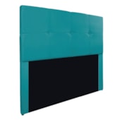 Cabeceira King Marseille P02 195 cm Suede Azul Turquesa - Amarena Móveis