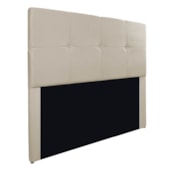 Cabeceira King Marseille P02 195 cm Suede Bege - Amarena Móveis