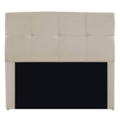 Cabeceira King Marseille P02 195 cm Suede Bege - Amarena Móveis