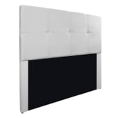 Cabeceira King Marseille P02 195 cm Suede Branco - Amarena Móveis