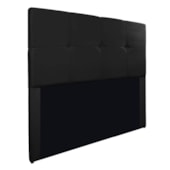 Cabeceira King Marseille P02 195 cm Suede Preto - Amarena Móveis