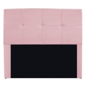 Cabeceira King Marseille P02 195 cm Suede Rosa Bebê - Amarena Móveis