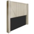 Cabeceira King Minsk P02 195 cm para cama Box Corano Bege - Amarena Móveis