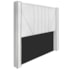 Cabeceira King Minsk P02 195 cm para cama Box Corano Branco - Amarena Móveis