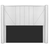 Cabeceira King Minsk P02 195 cm para cama Box Corano Branco - Amarena Móveis