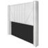 Cabeceira King Minsk P02 195 cm para cama Box Corano Branco - Amarena Móveis