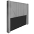 Cabeceira King Minsk P02 195 cm para cama Box Corano Cinza - Amarena Móveis