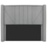 Cabeceira King Minsk P02 195 cm para cama Box Corano Cinza - Amarena Móveis