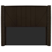 Cabeceira King Minsk P02 195 cm para cama Box Corano Marrom - Amarena Móveis