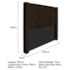Cabeceira King Minsk P02 195 cm para cama Box Corano Marrom - Amarena Móveis